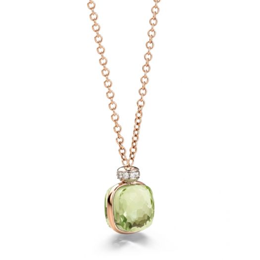 Pomellato Nudo collier Prasoliet