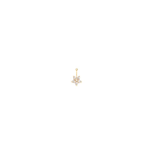 Ole Lynggaard Shooting Star applique voor oorsteker