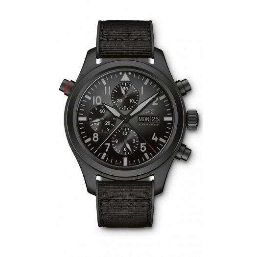 IWC Pilot's watch Double Chronograph Top Gun Ceratanium