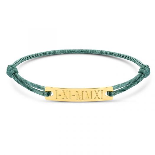 Minitials memory lane satijn armband