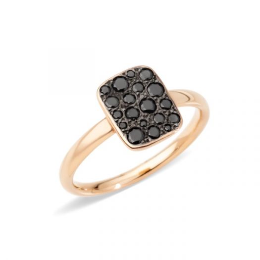 Pomellato Sabbia ring Black Diamonds