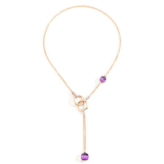 Pomellato Nudo lariat collier Amethist