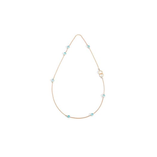 Pomellato Nudo Pret à Porter collier Blauwe topaas