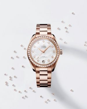 Banner Omega Seamaster dames