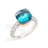 Pomellato Nudo Classic ring Topaas Deep Blue Diamonds