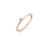 Blush ring met zirkonia 