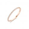 Blush ring met zirkonia 