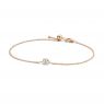 Blush armband met zirkonia