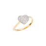 Dodo Heart ring diamonds