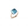 Pomellato Nudo Grande ring Blauwe Topaas