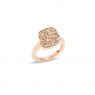 Pomellato Nudo Grande ring Diamonds Cognac