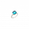 Pomellato Nudo Classic ring Topaas Deep Blue Diamonds