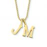 Minitials twee oblique collier 