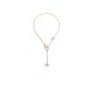 Pomellato Nudo Lariat collier Blauw Topaas