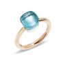 Pomellato Nudo Petit ring Blauwe Topaas