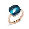 Pomellato Nudo Grande ring London Blue Topaas