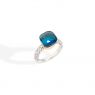 Pomellato Nudo Classic ring Topaas Deep Blue Diamonds