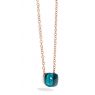 Pomellato Nudo collier London Blue Topaas