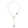 Pomellato Nudo lariat collier Obsidiaan