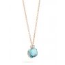 Pomellato Nudo collier Blauw Topaas