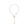 Pomellato Nudo lariat collier Witte Topaas/Parelmoer