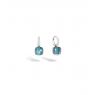 Pomellato Nudo Classic oorhangers  Topaas Agaat diamonds