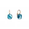 Pomellato Nudo Classic oorhangers Blauwe Topaas