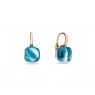 Pomellato Nudo Classic oorhangers Blauwe Topaas