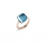 Pomellato Nudo Grande ring Blauwe Topaas