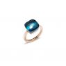 Pomellato Nudo Grande ring London Blue Topaas