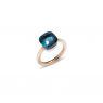 Pomellato Nudo Classic ring London Blue Topaas