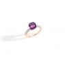 Pomellato Nudo Petit ring Amethist Diamonds