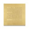 QlockTwo Classic Gold 45x45 cm