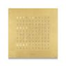 QlockTwo Classic Gold 45x45 cm