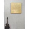 QlockTwo Classic Gold 45x45 cm