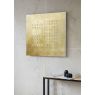 QlockTwo Large Silver&Gold 90x90 cm